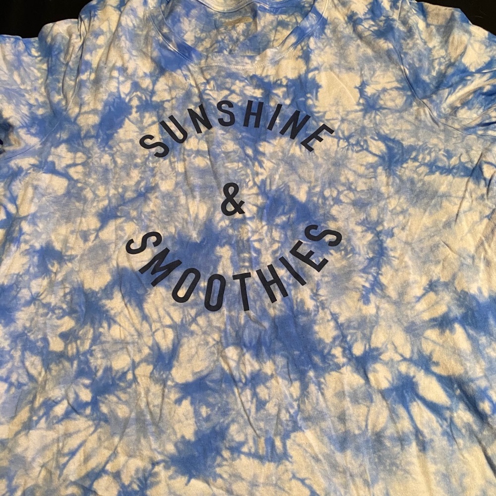 Tie dye graphic tee